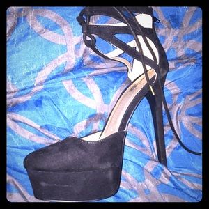 Charlotte russe all black heels